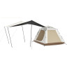 Палатка NATUREHIKE ANGO PICNIC CNK2450WS021 c навесом, бежевая c черным 6976023922817